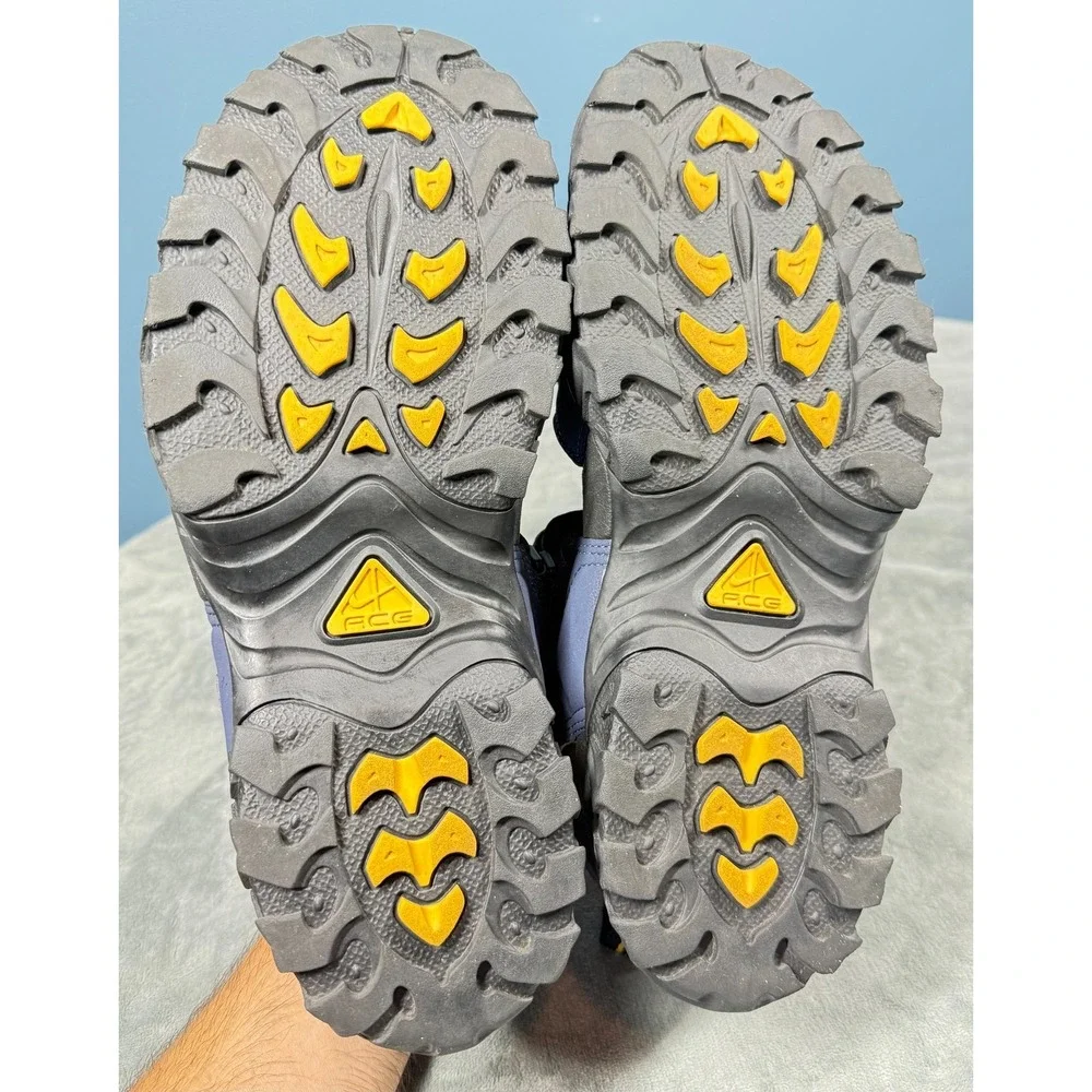 Nike ACG Sandals Mens 13 Gray Yellow Sport Hiking Strap Outdoor